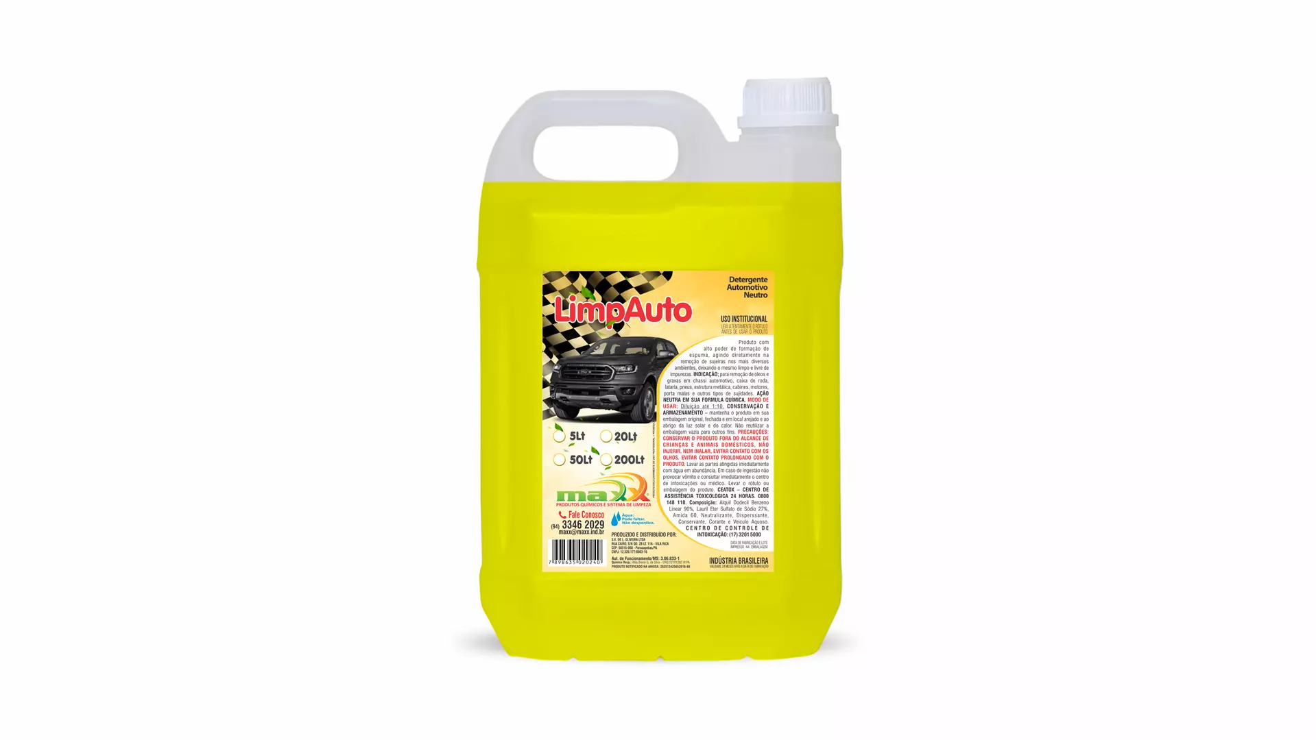 Detergente para Limpeza Automotiva - Limp Auto Maxx